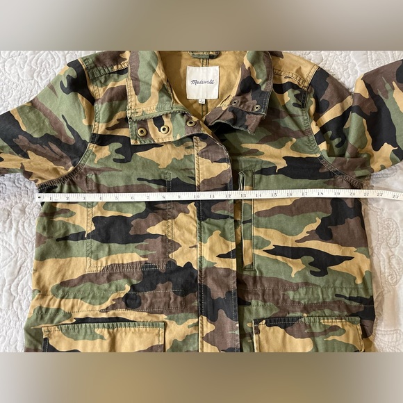 Madewell Dispatch Camo Military Utility Jacket Faded Birch Size L - Picture 13 of 14